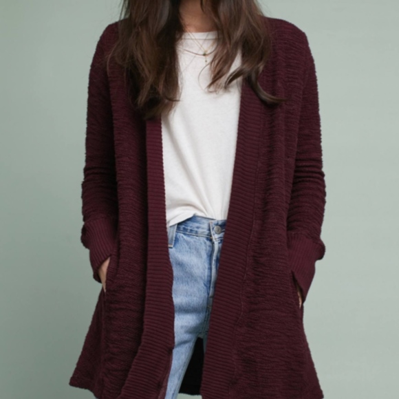 Anthropologie Sweaters - Anthropologie TLa Almandine Textured Cardigan M